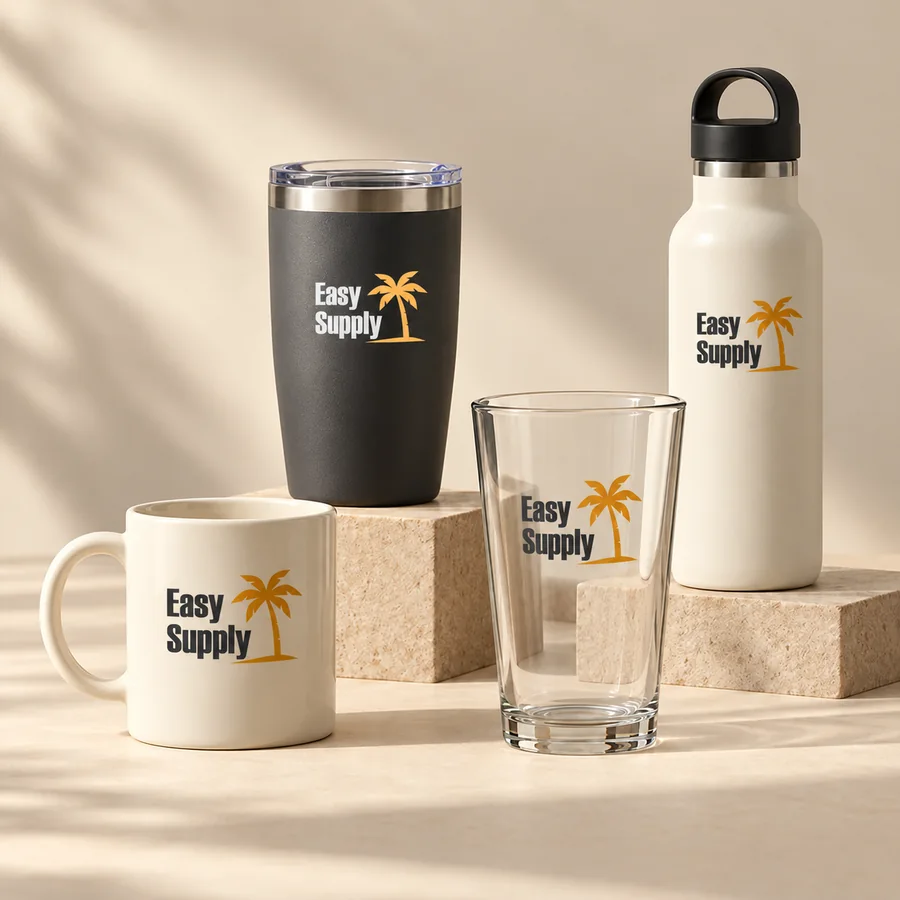 Drinkware & glassware concept rendering