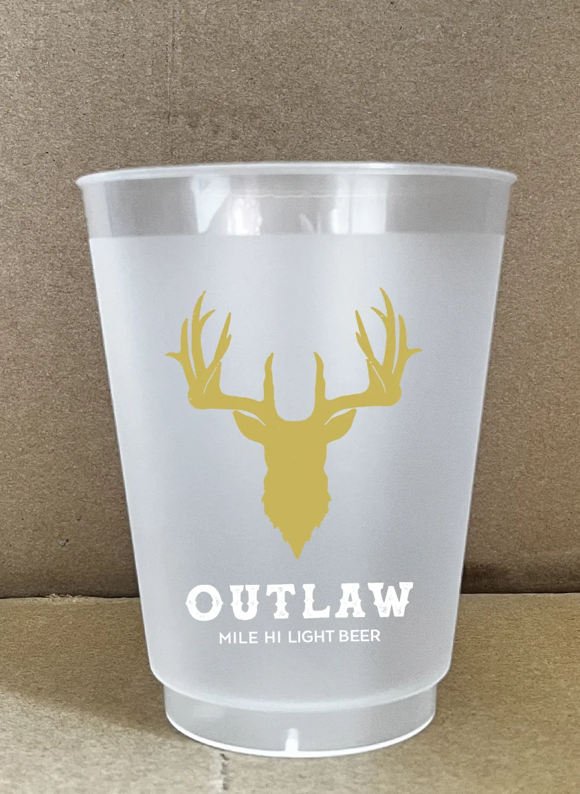 Outlaw branded cup