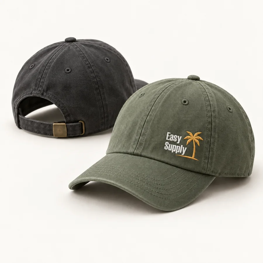 Hats & caps concept rendering