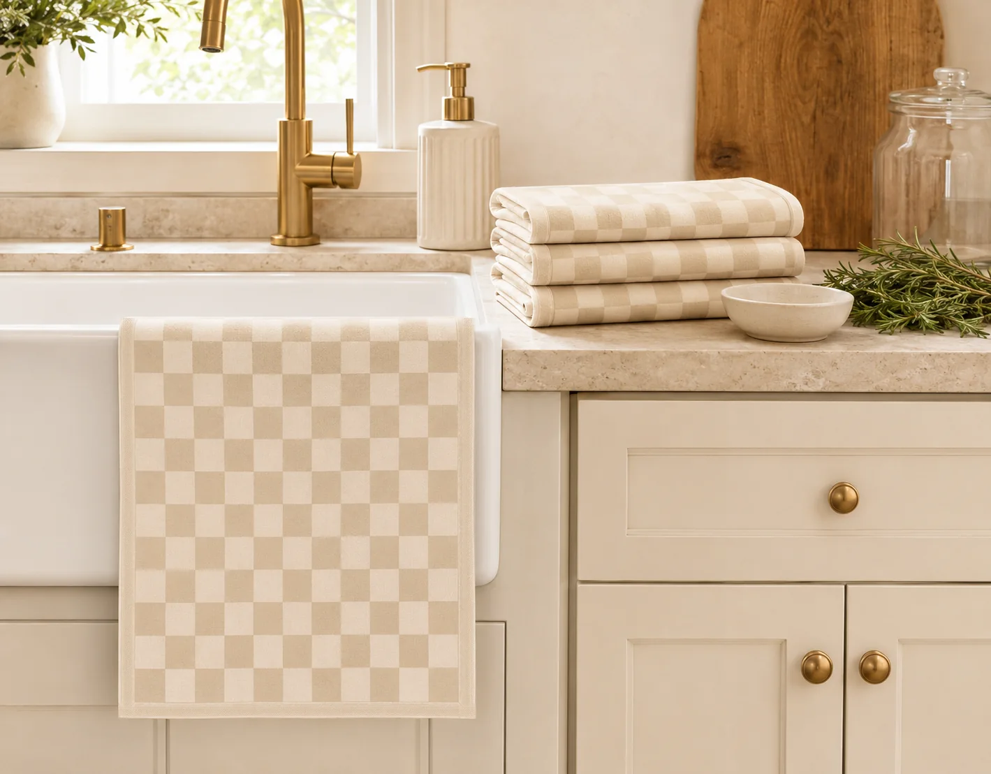 Private label kitchen towels